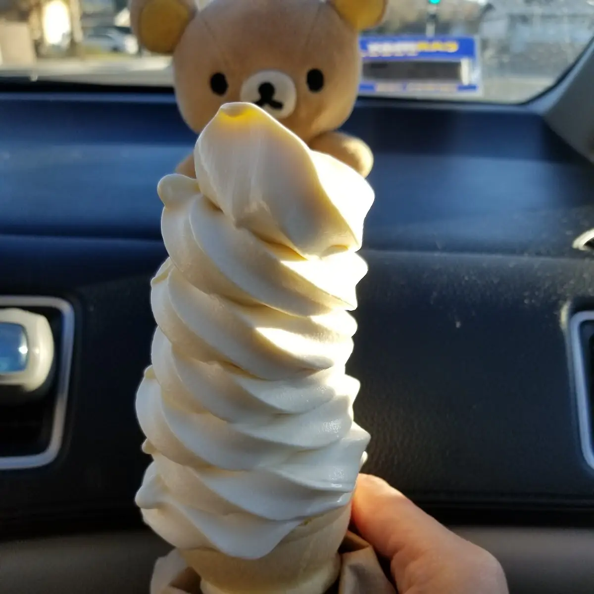 Vanilla Soft Serve Ice Cream Cone
