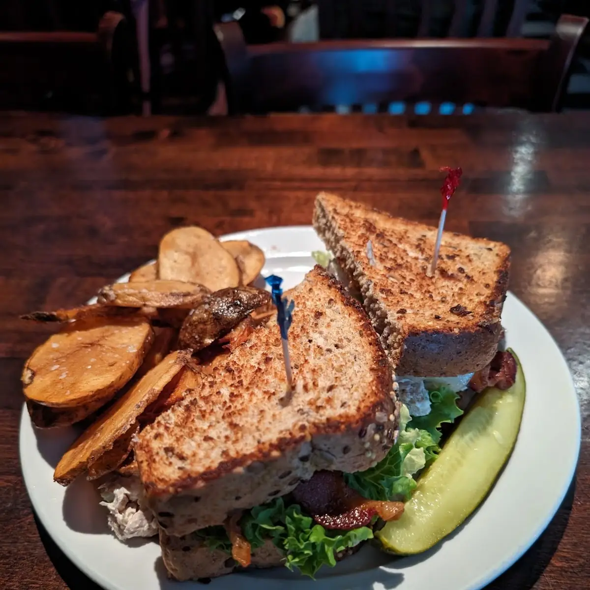 Chicken Salad Sandwich with Side Salad