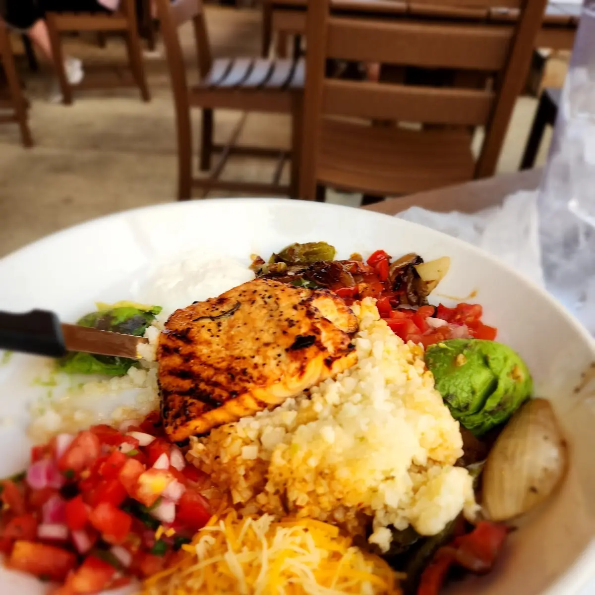 Salmon Keto Bowl