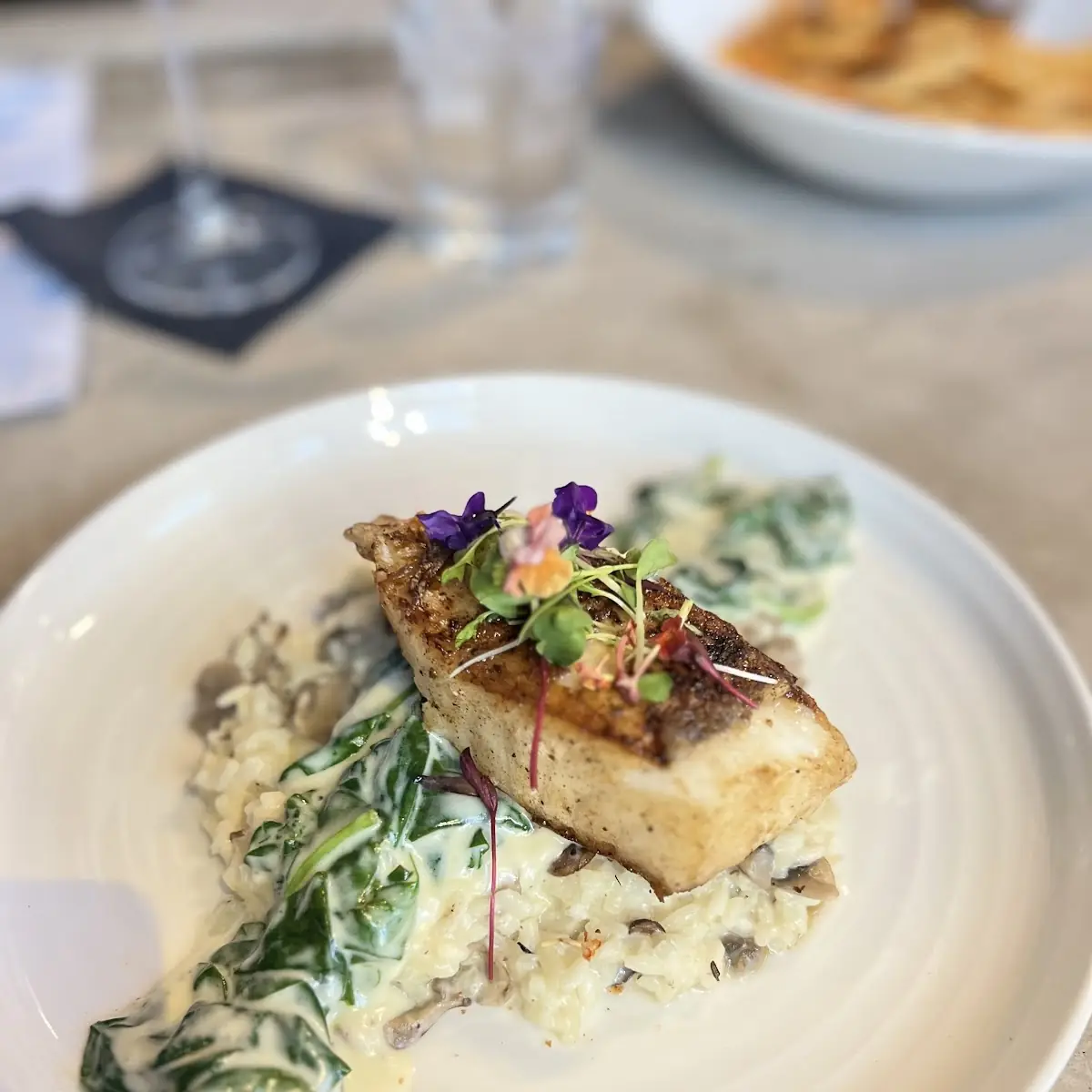 Pan Seared Sea Bass