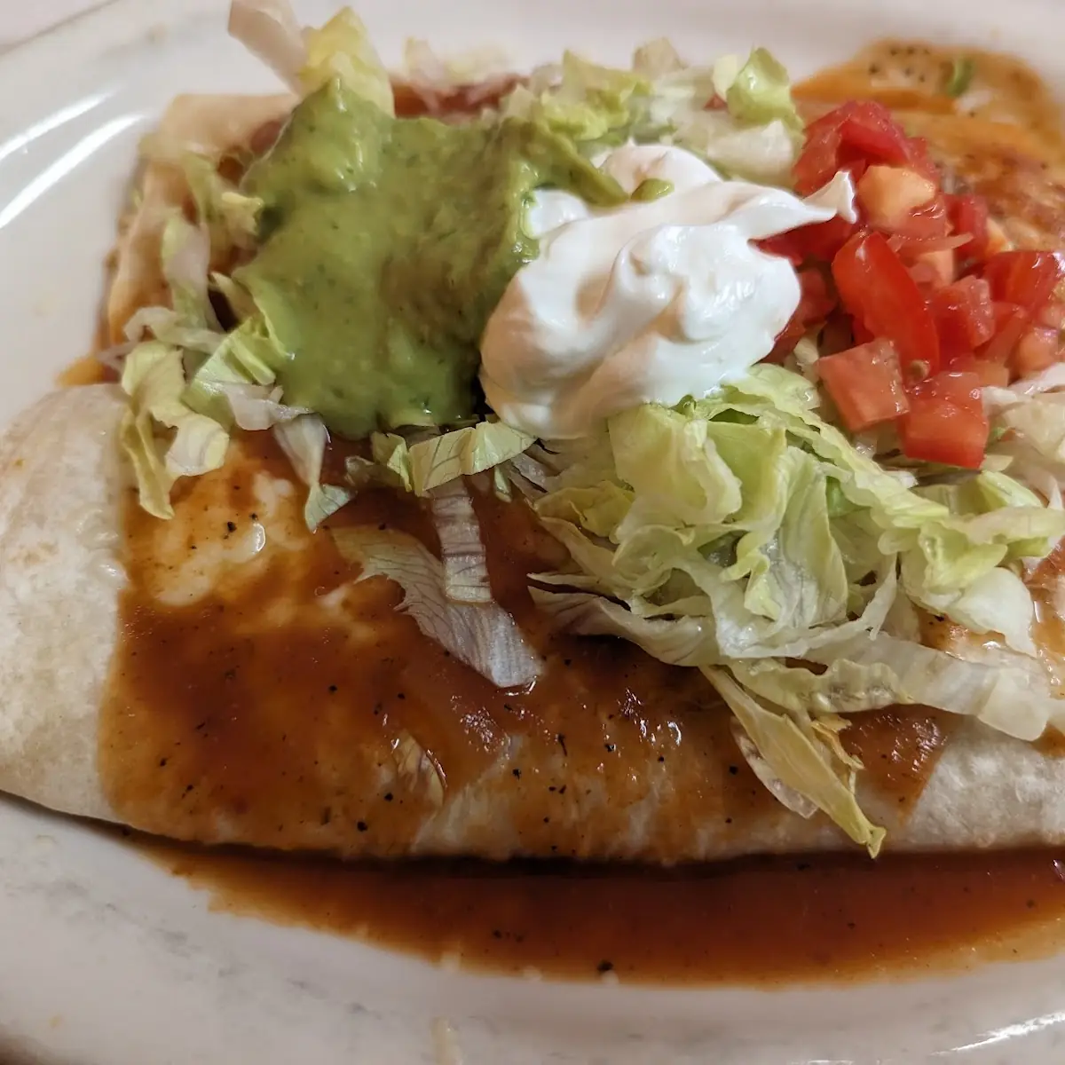 27. Bean Burrito. Cheese Enchilada. Rice & Beans