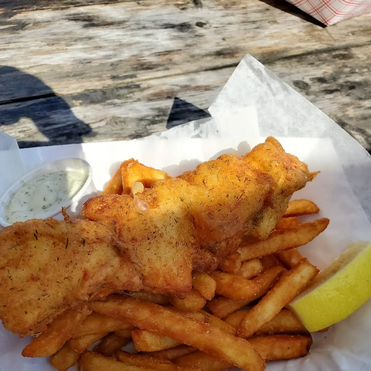 Fish and Chips Fresh Halibut