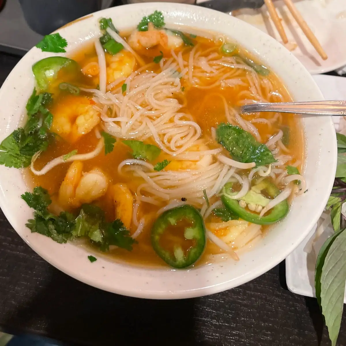 Grilled Shrimp Pho