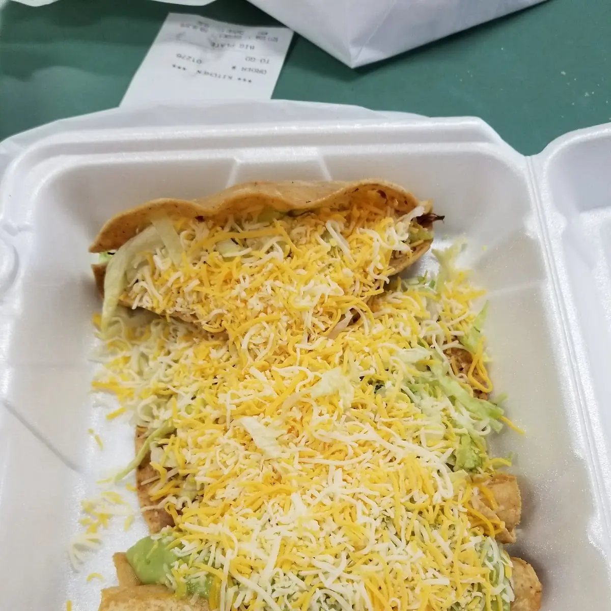 Five Rolled Tacos