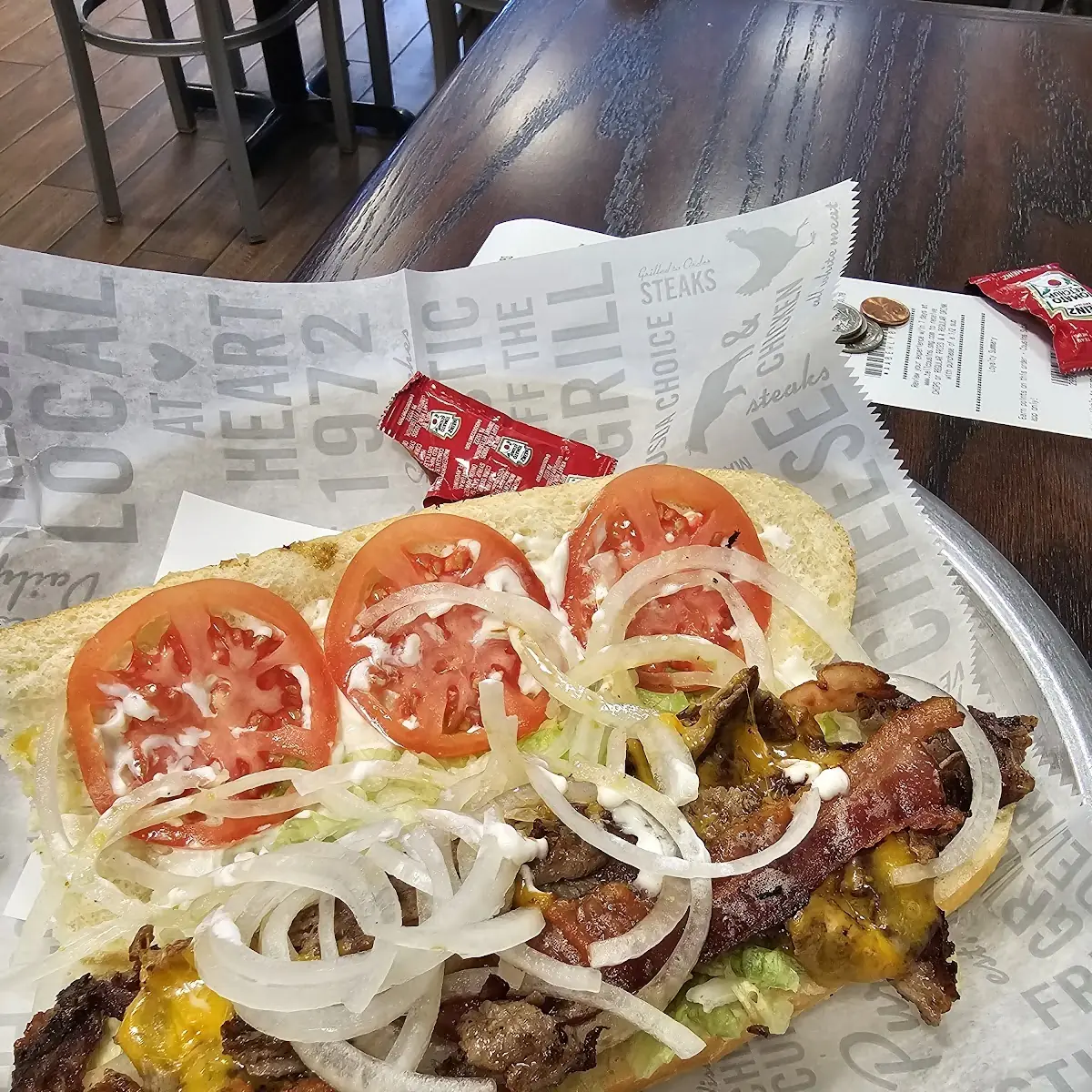 Steak Bacon Cheese Sub