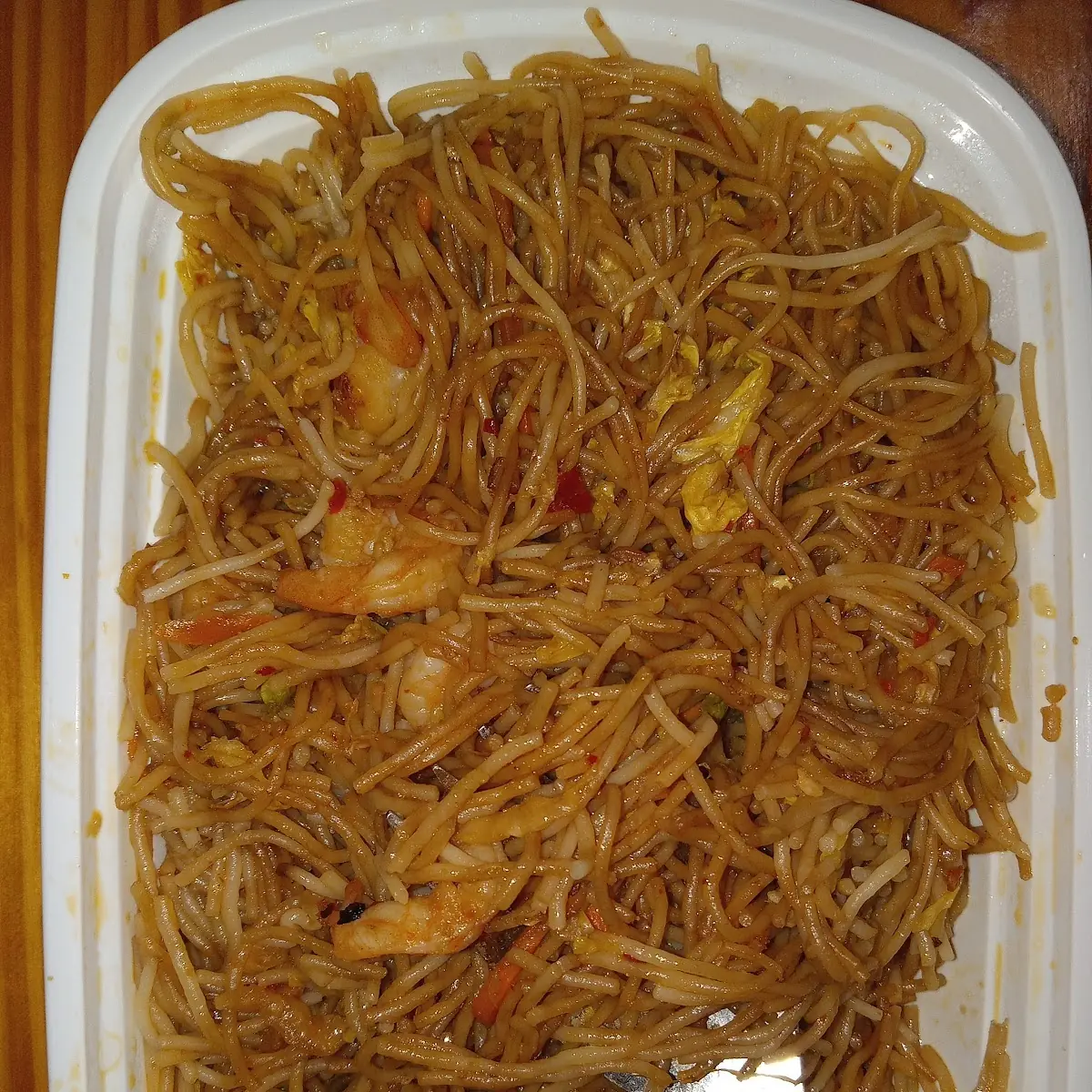 Spicy Shrimp Mei Fun