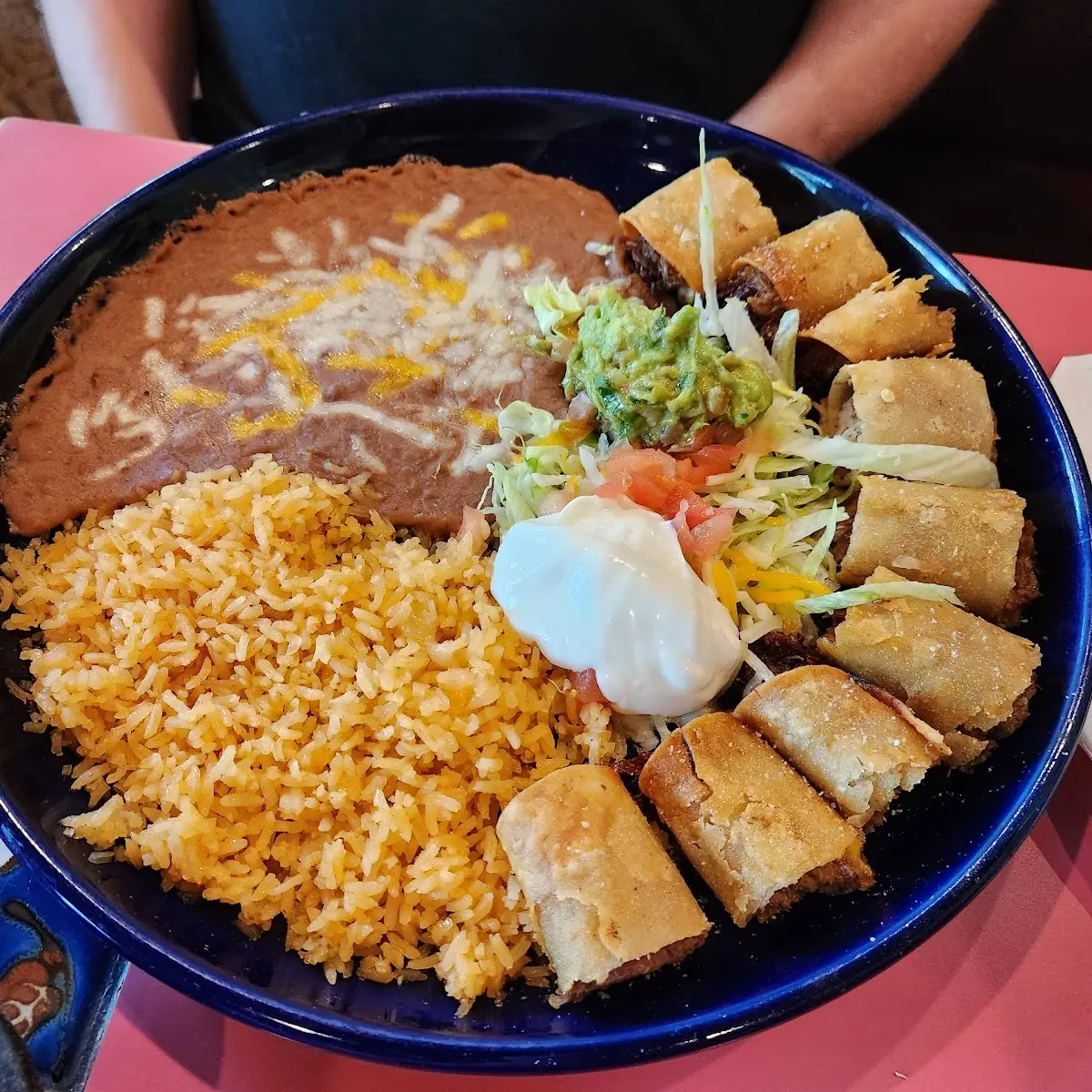 42. Chile Relleno Enchilada & Tostada