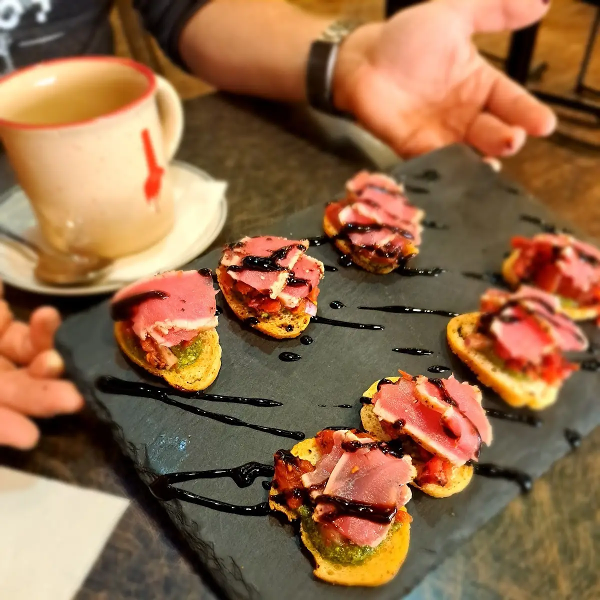 Ahi Tuna Bruschetta