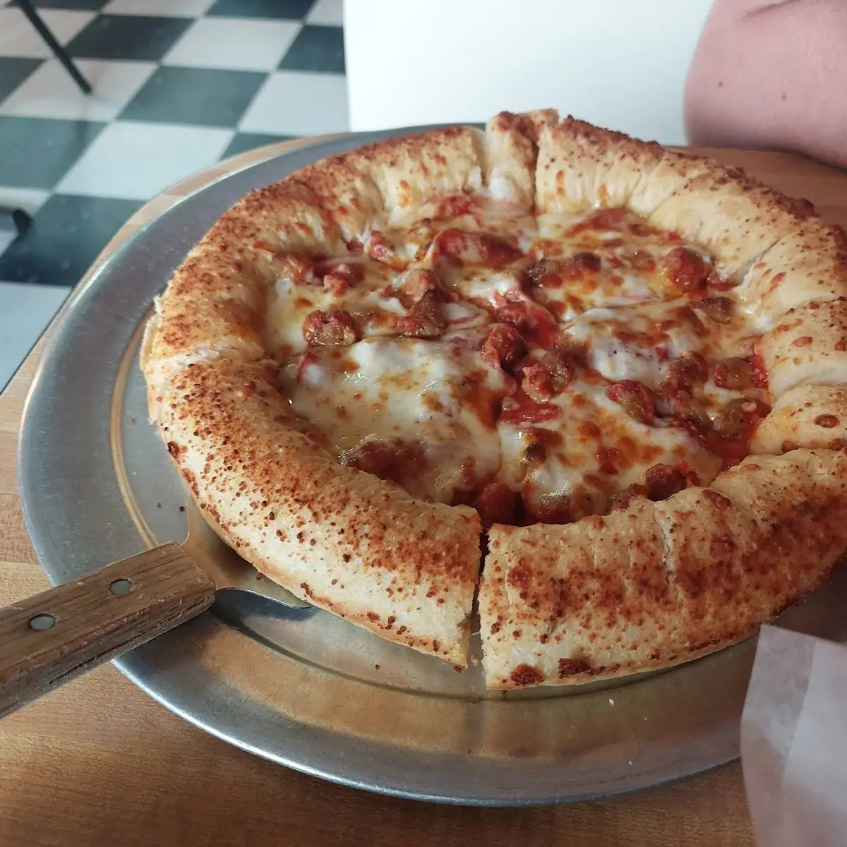 Cheese Stuffed Crust Pepperoni Pizza