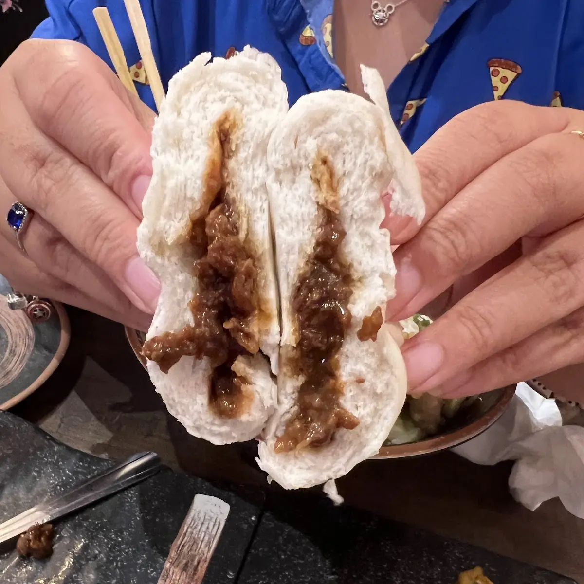 Steam BBQ Pork Bun 3