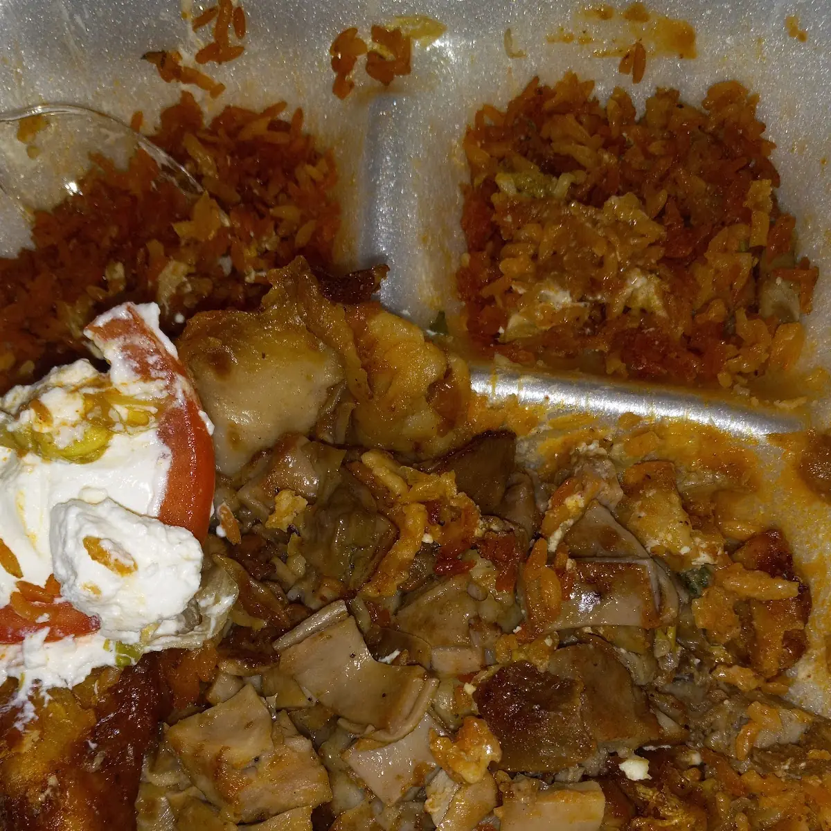 Beef Burrito Plate Unknown Meat 10