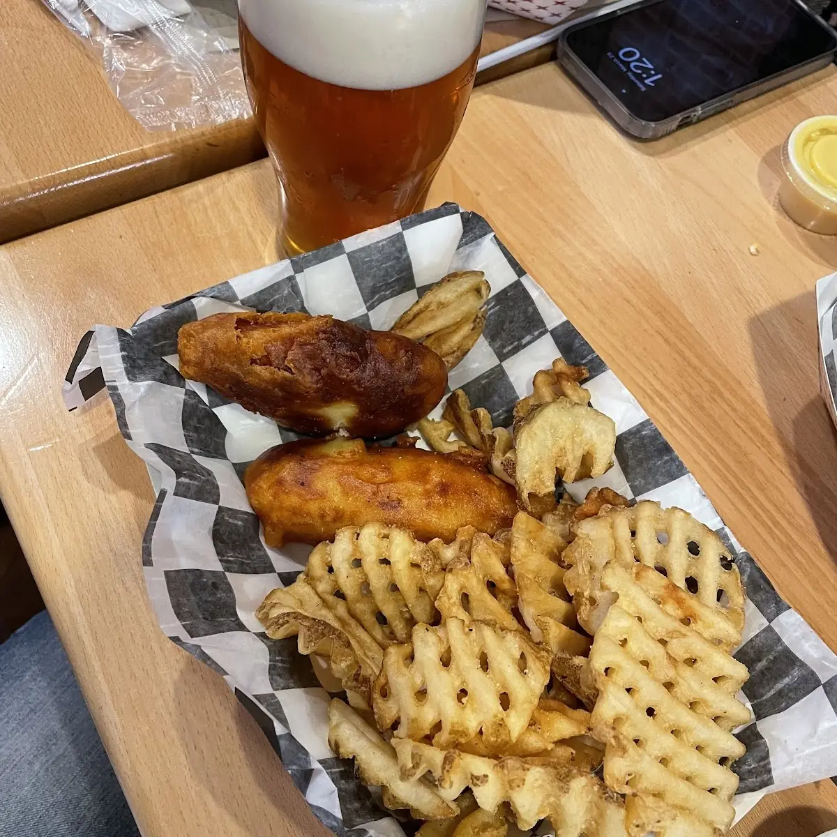 Fried Fish with Fries