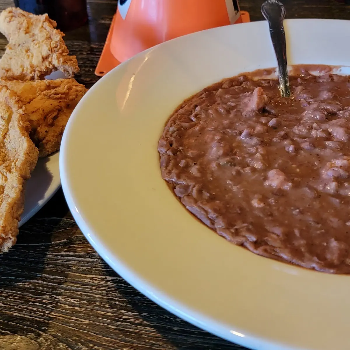 Red Beans and Rice w Fried Pork Chops