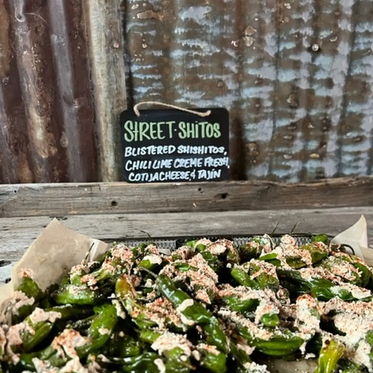 Blistered Shishito Peppers