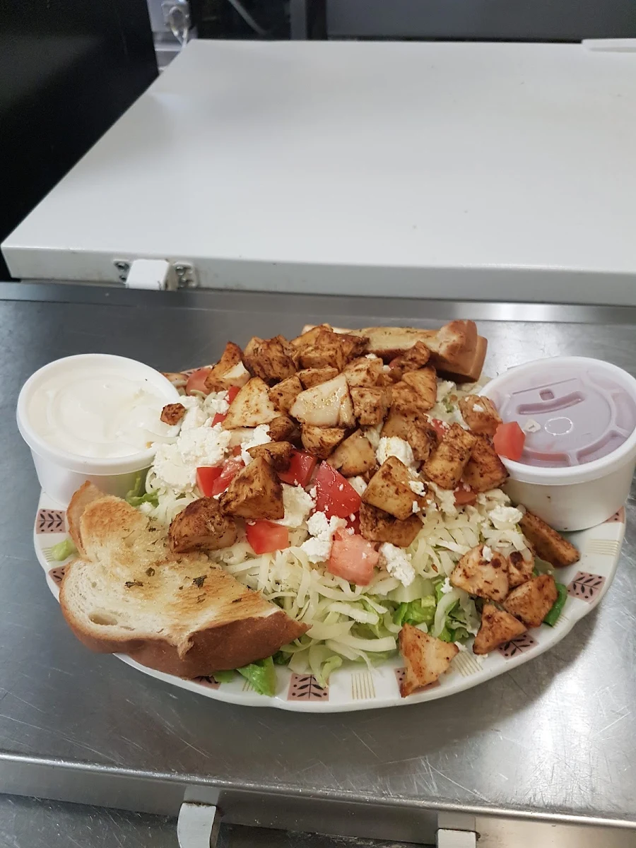 Chichen Taco Salad, Breton Family Dining