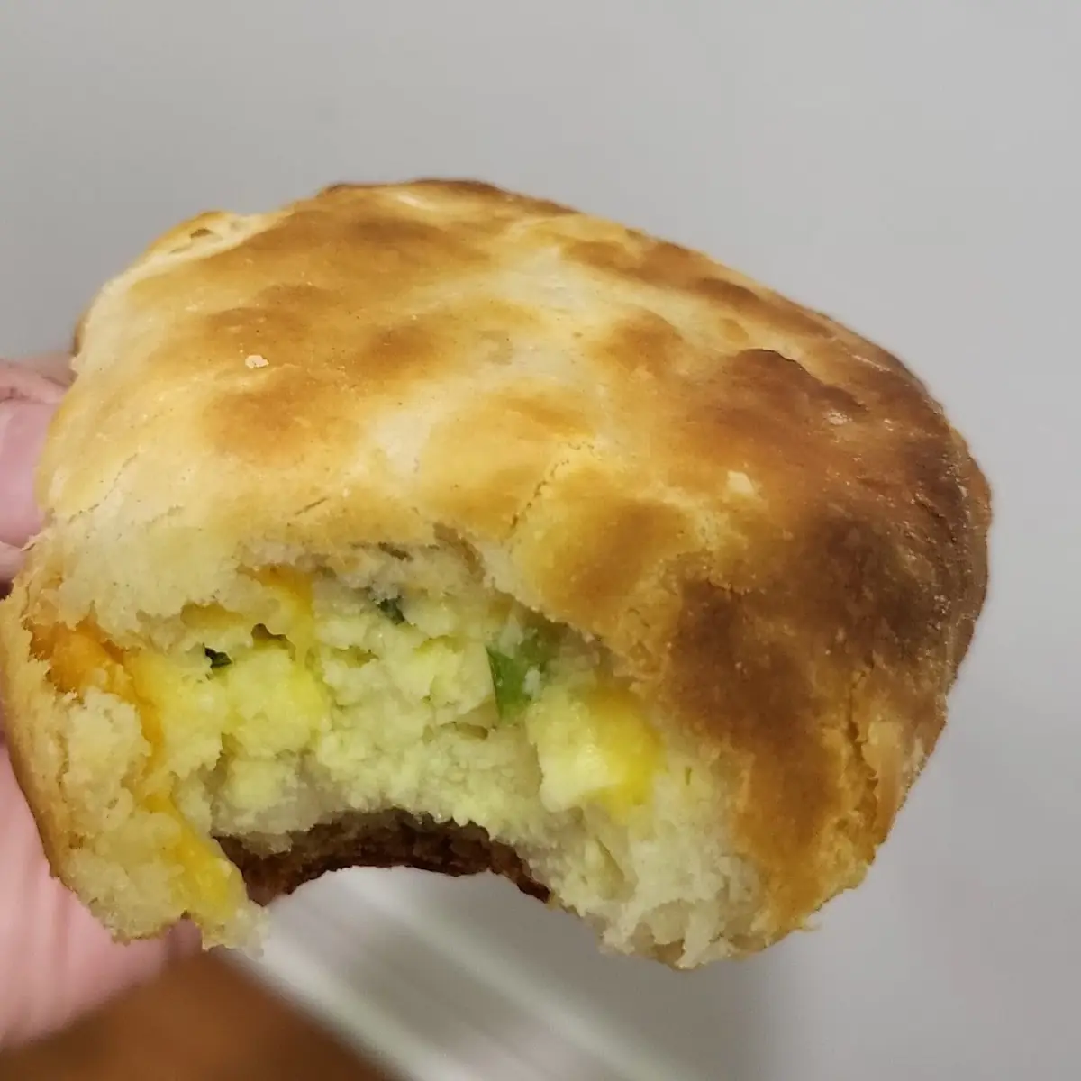 Green Onion Egg & Cheese Biscuit