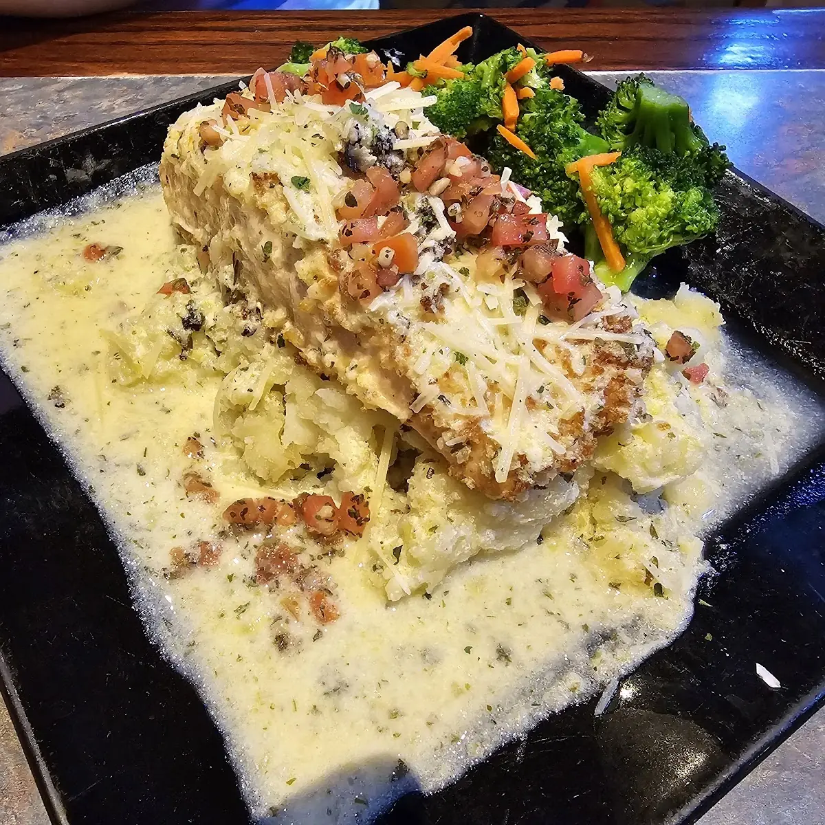Creamy Garlic Salmon