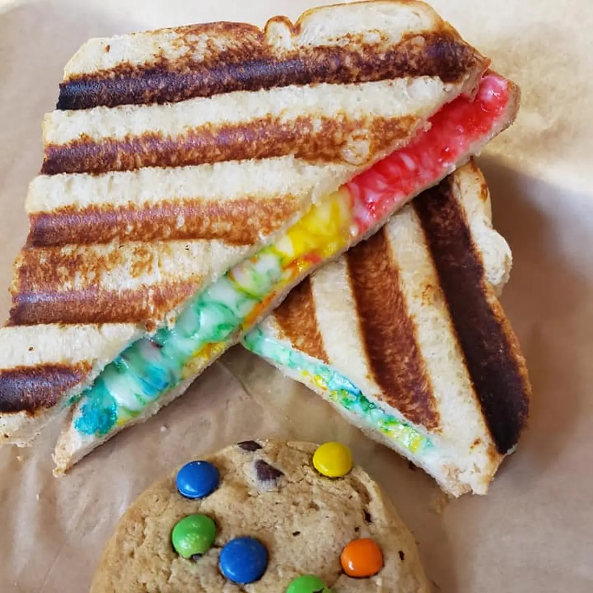 Rainbow Grilled Cheese