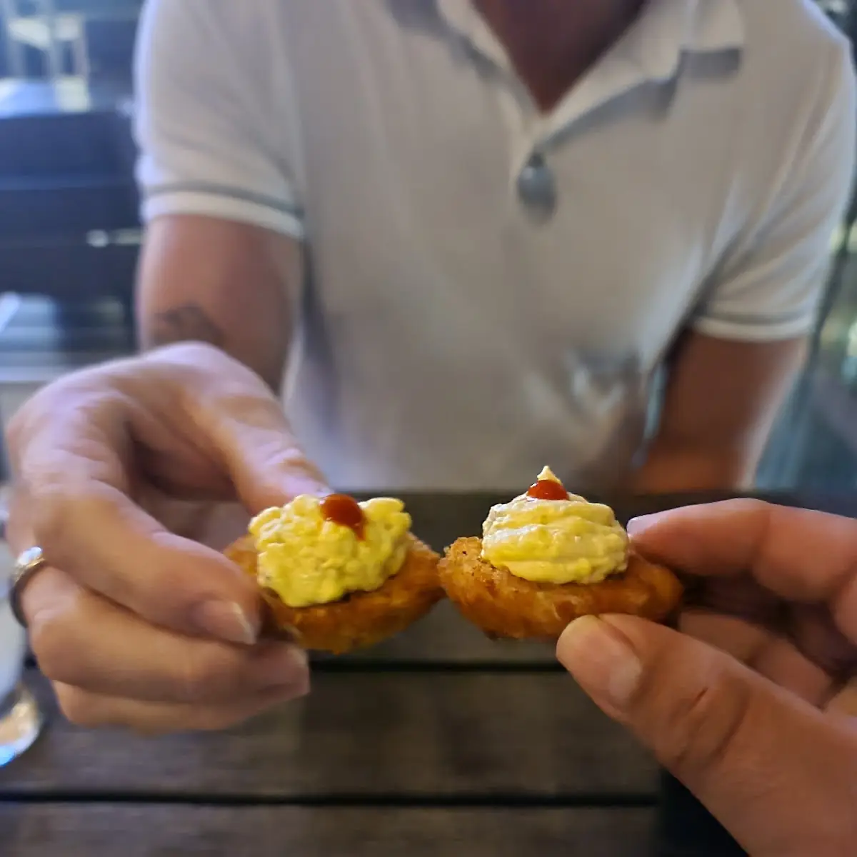 Fried Deviled Eggs