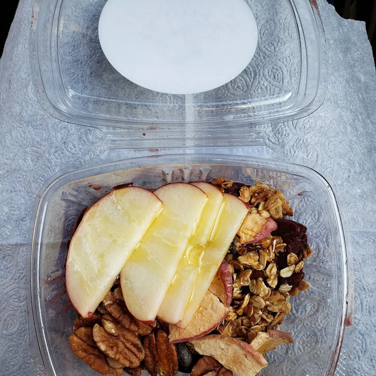 Apple Honey Nut Acai Bowl