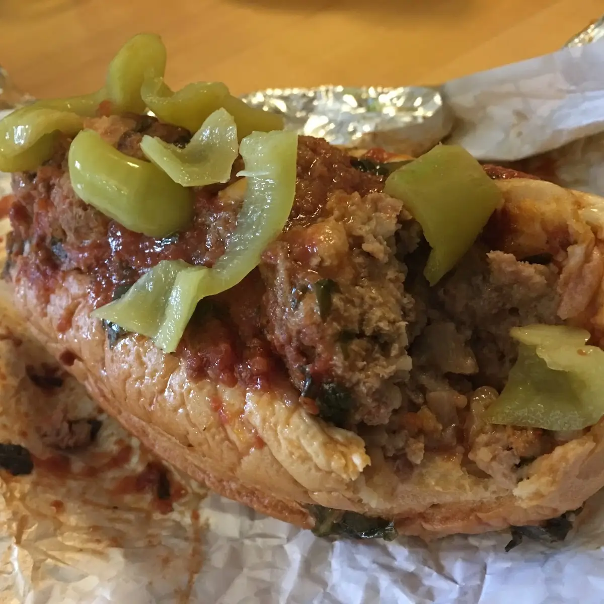 Beef Meatball Sandwich