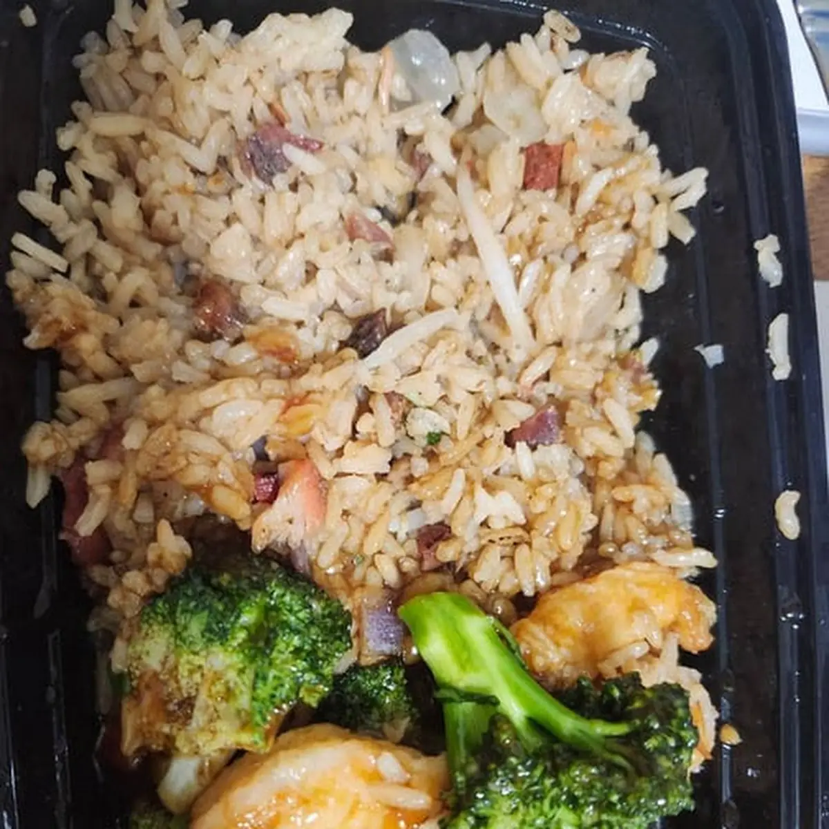 Chicken Teriyaki Fried Shrimp