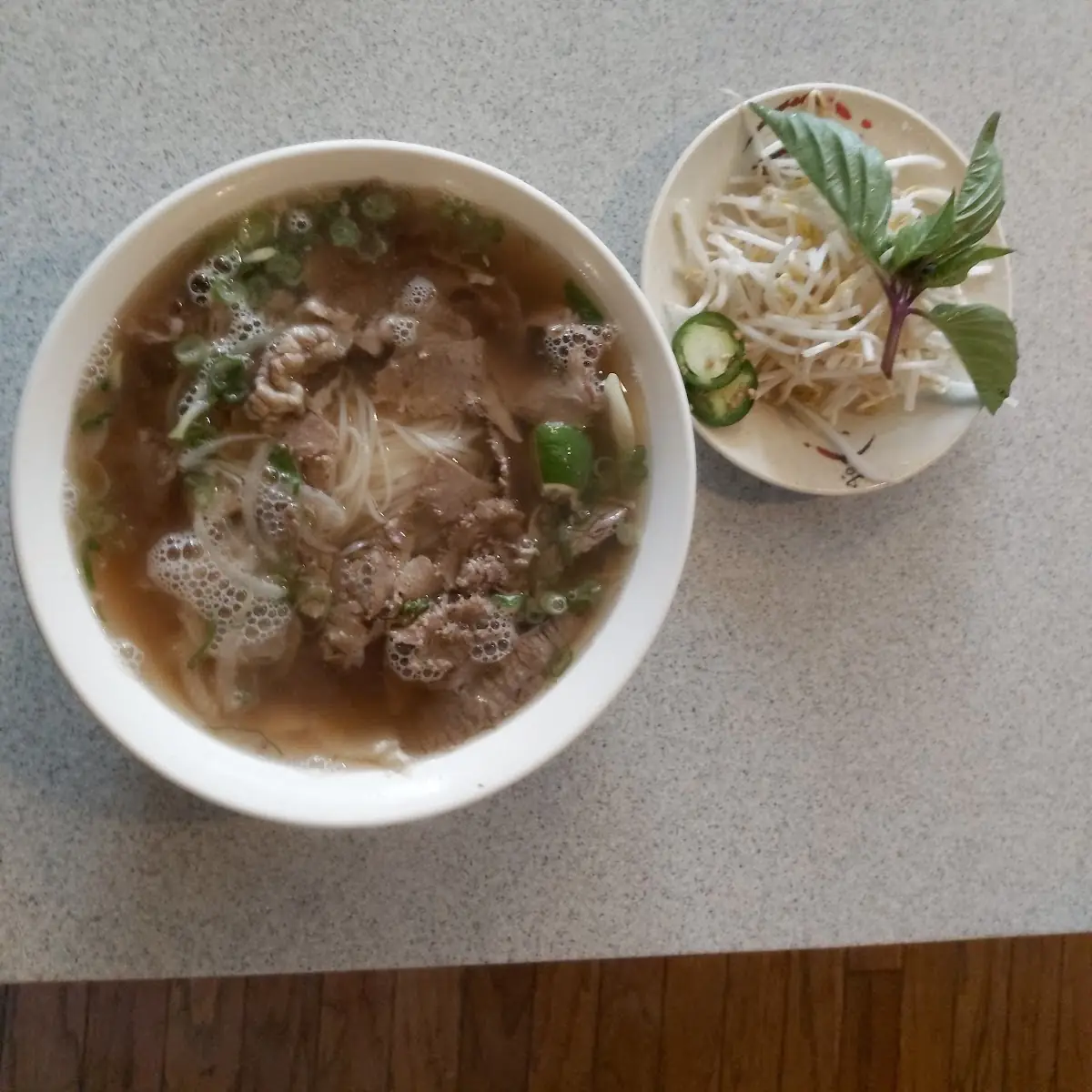 Beef Pho and House Special Pho, Phở 777 Vietnamese