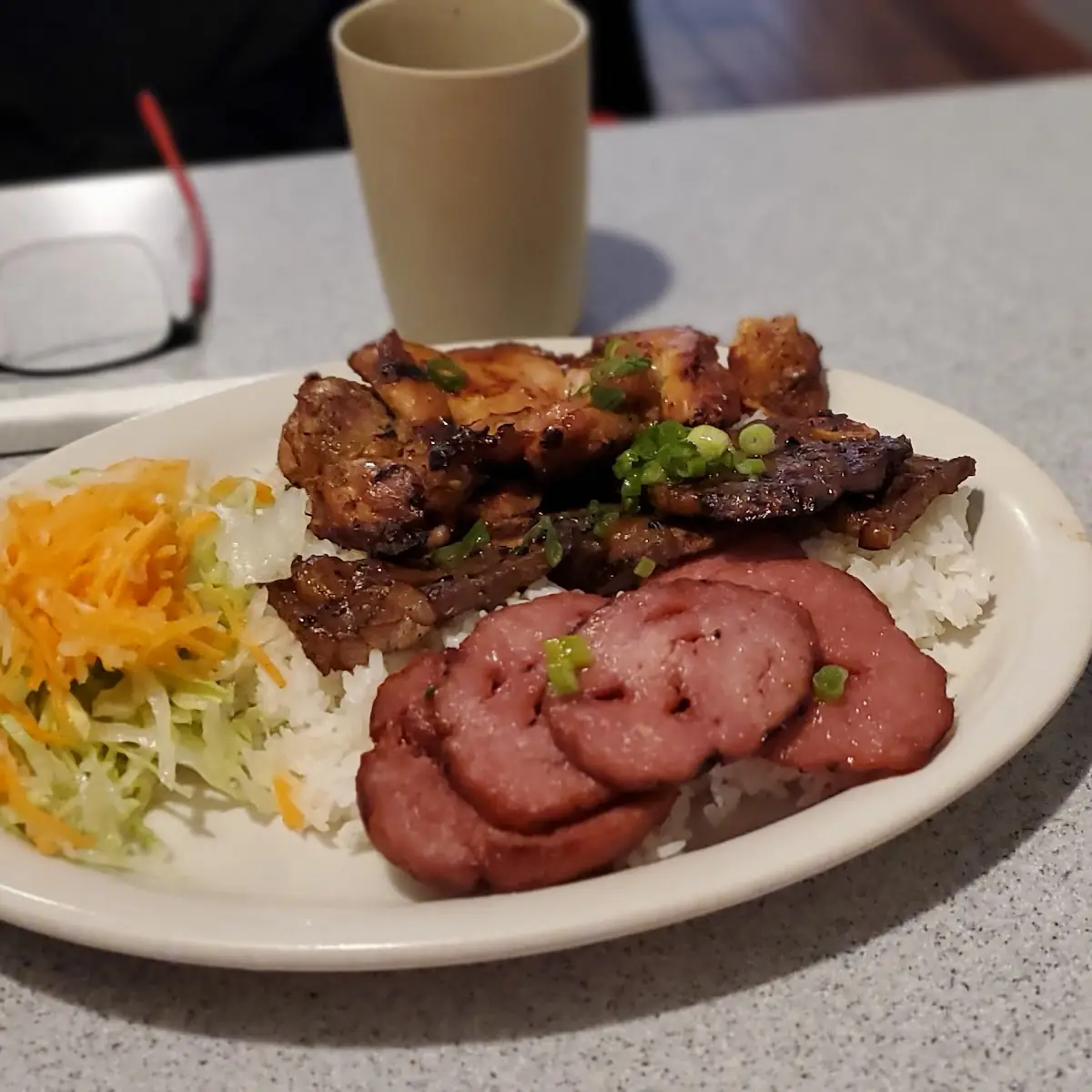 Two Sunny-Side-Up with Choice of Meat, Phở 777 Vietnamese