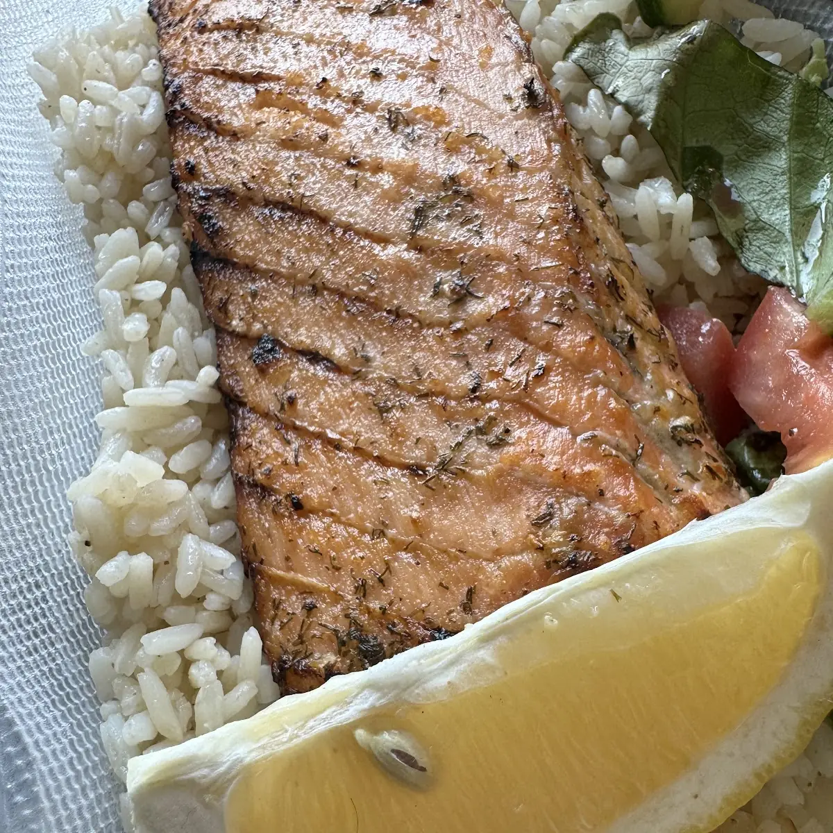 7oz Salmon Fillet & 2 Side Orders