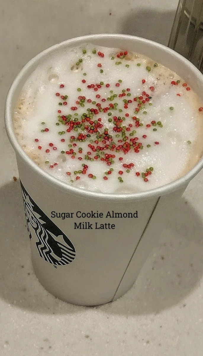 Sugar Cookie Almond Milk Latte