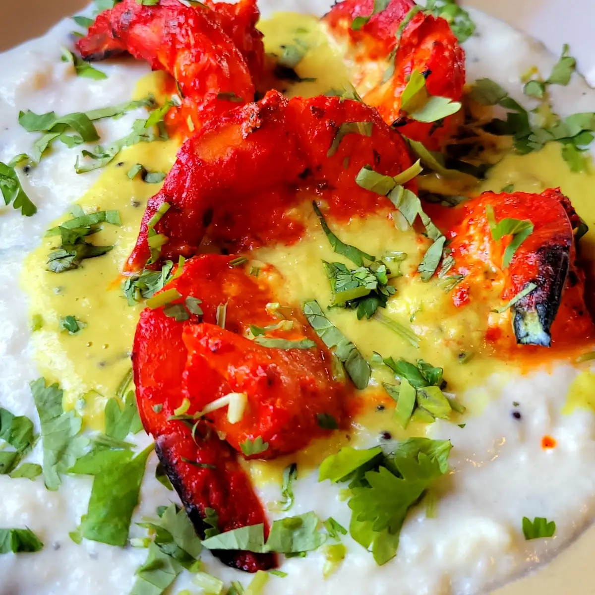 Tandoori Shrimp & Grits