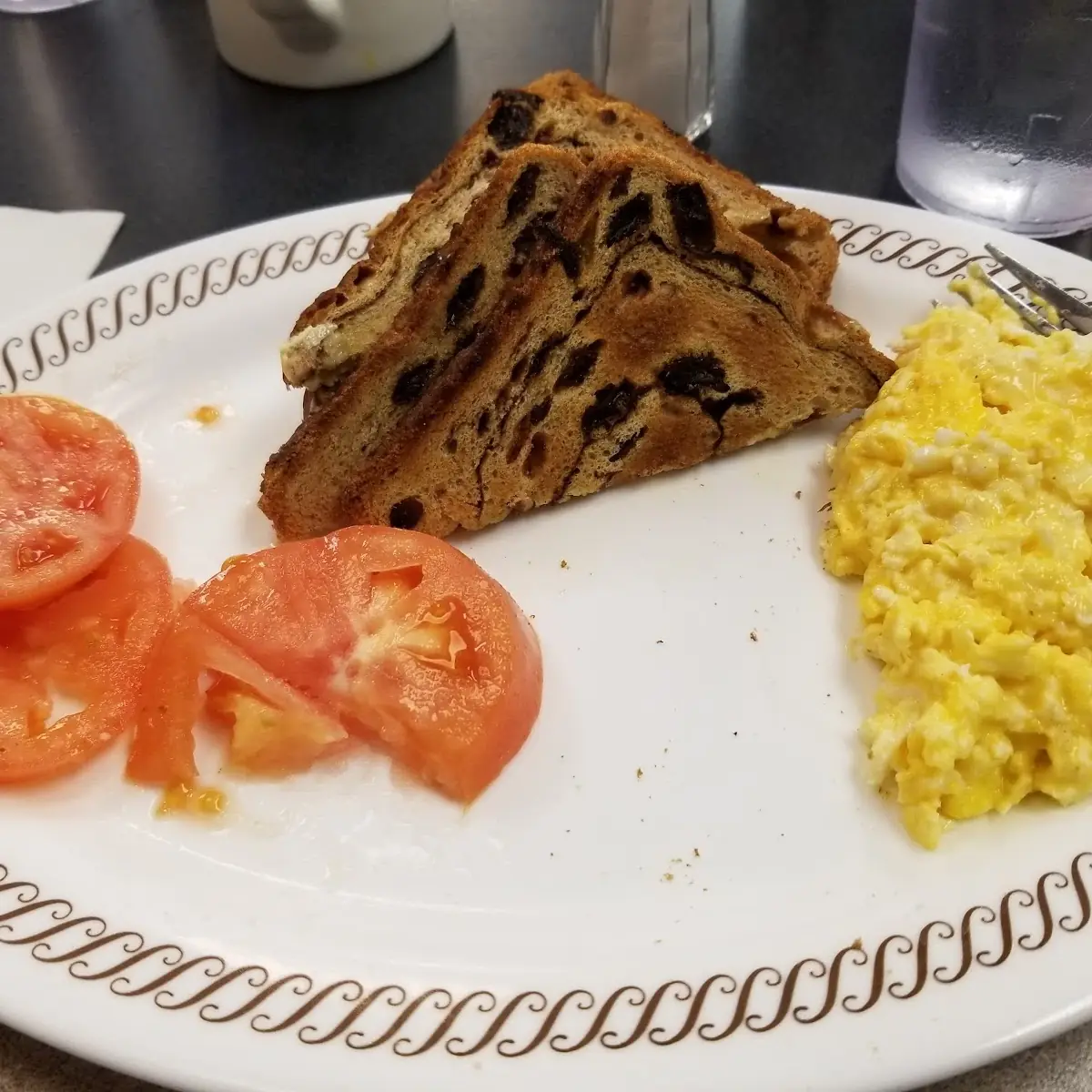 Cheese N' Eggs with Raisin Toast