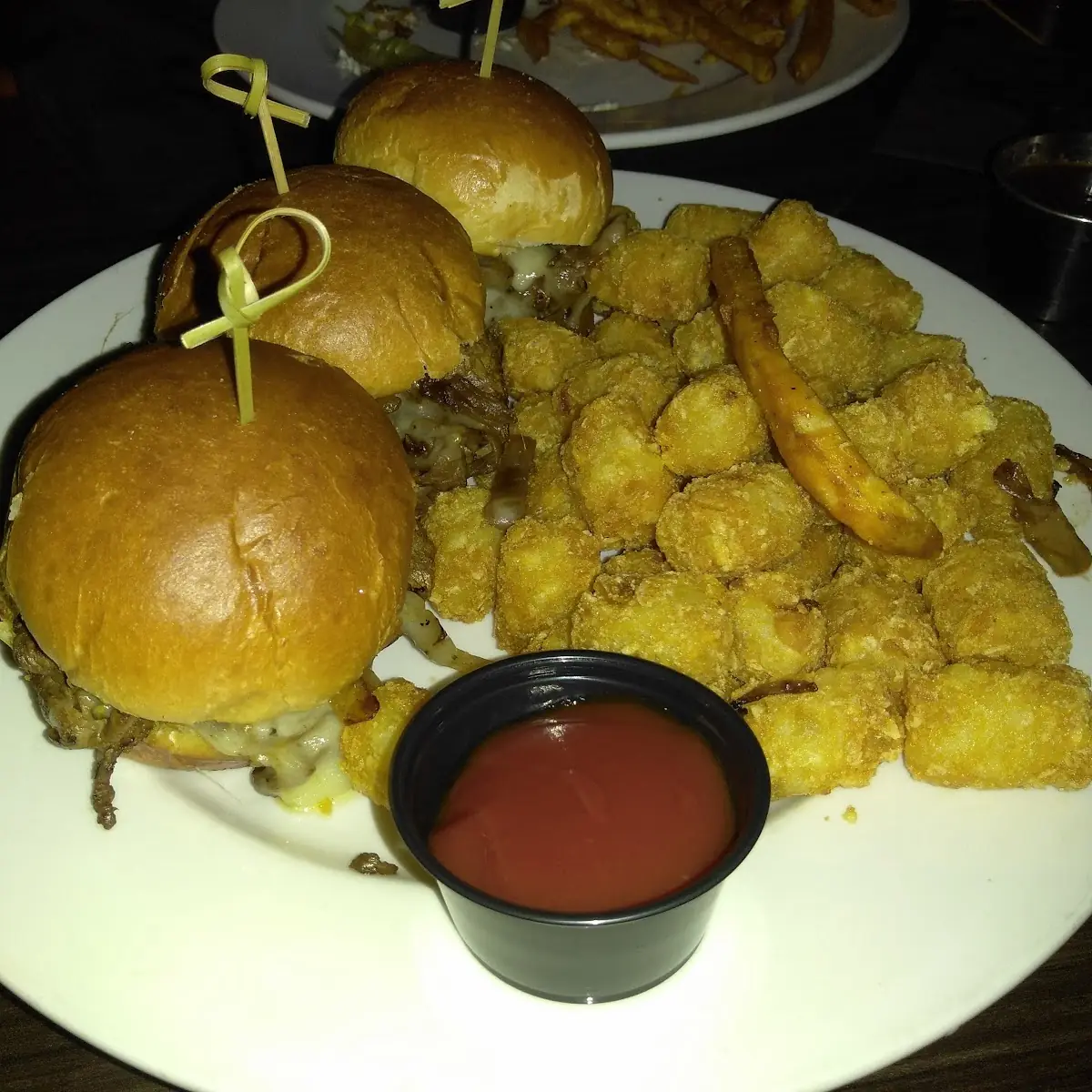 Prime Rib Sliders with Tots