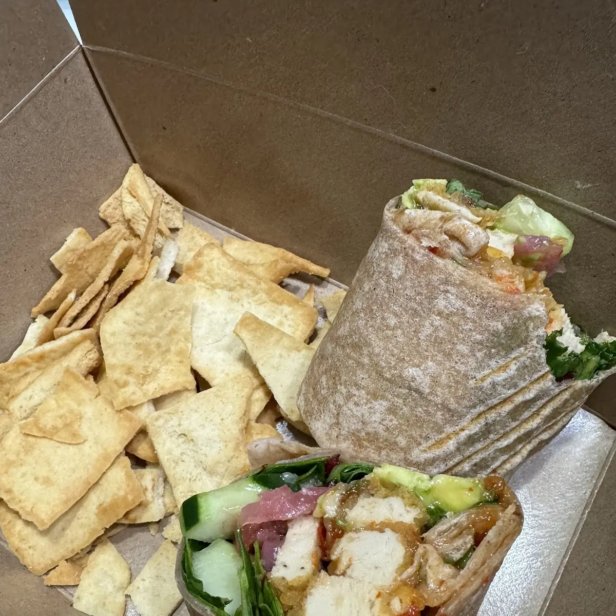 Vegan Chicken Wrap