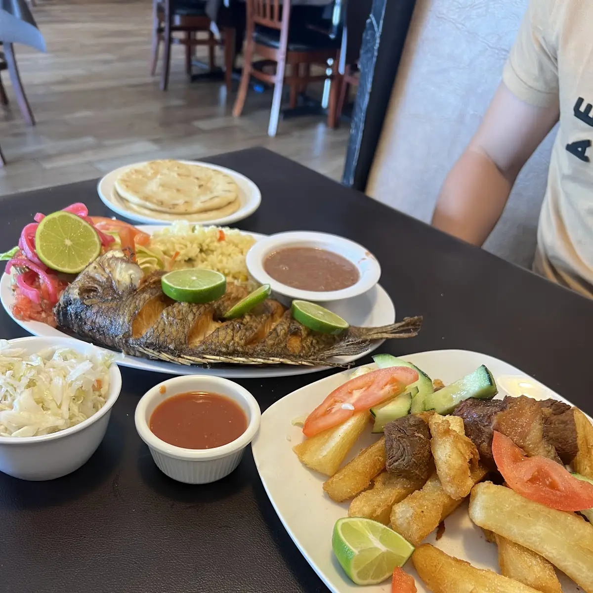 Fried Yuca and Pork