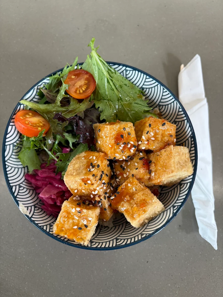 Sweet & Spicy Tofu, Yori Canberra Poke