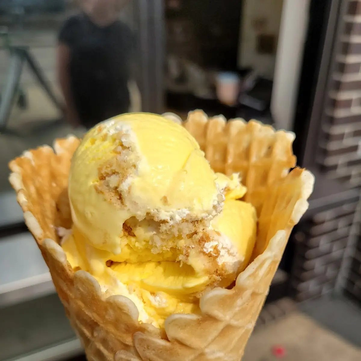 Banana Pudding Ice Cream Cone