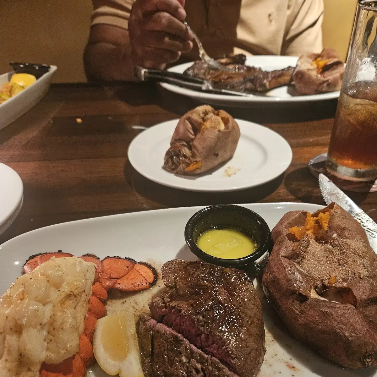 Filet Mignon and Lobster Tail