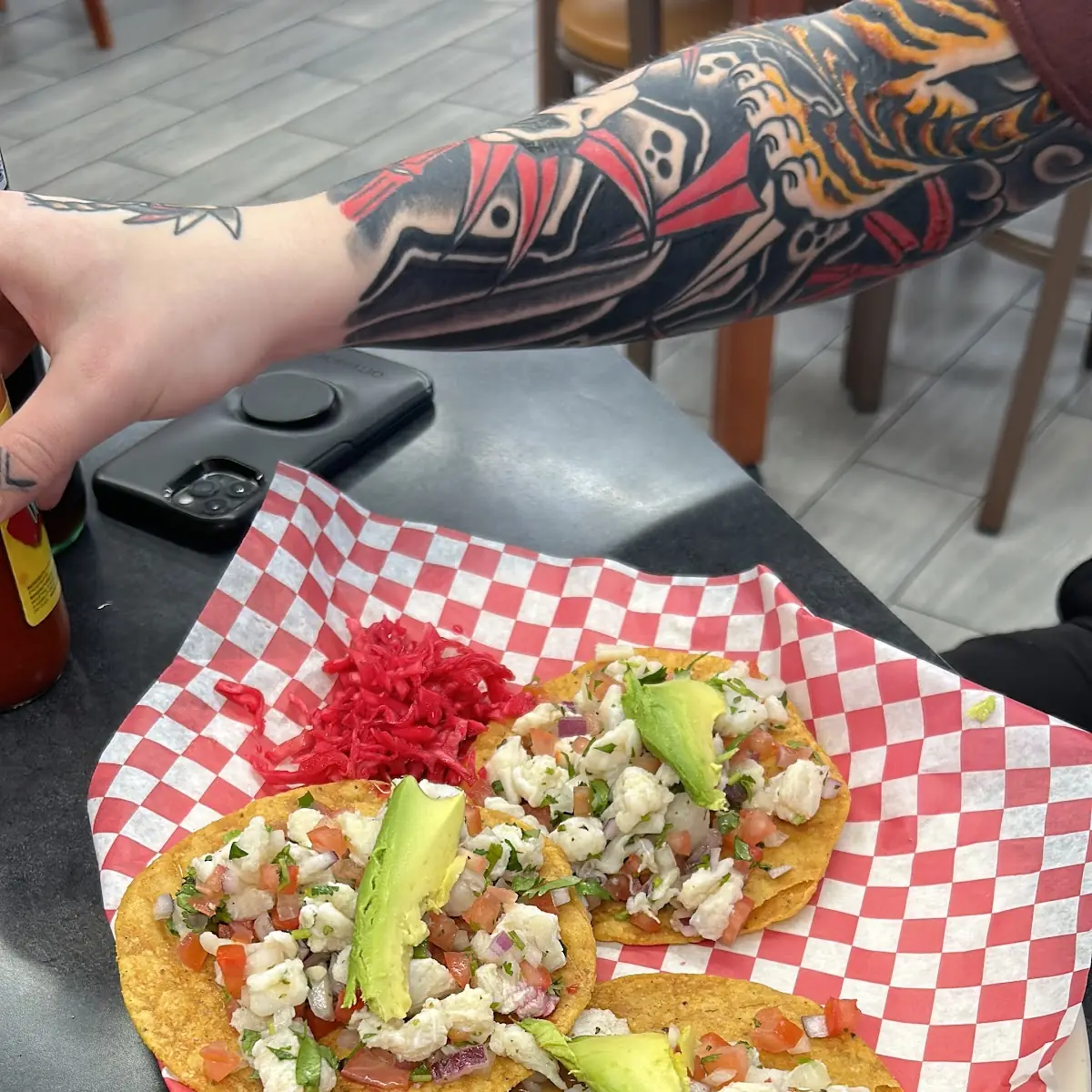 Tostada De Ceviche / Ceviche Tostada