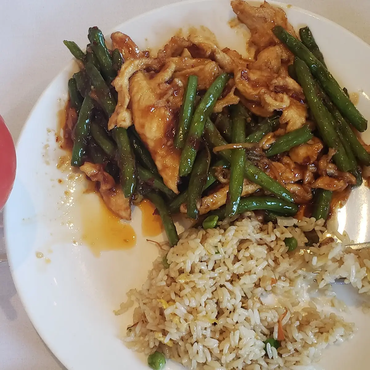 Ginger Chicken with String Beans