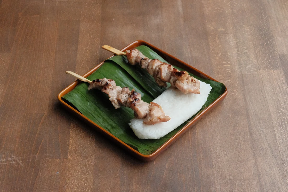 Pork Skewers w Sticky Rice