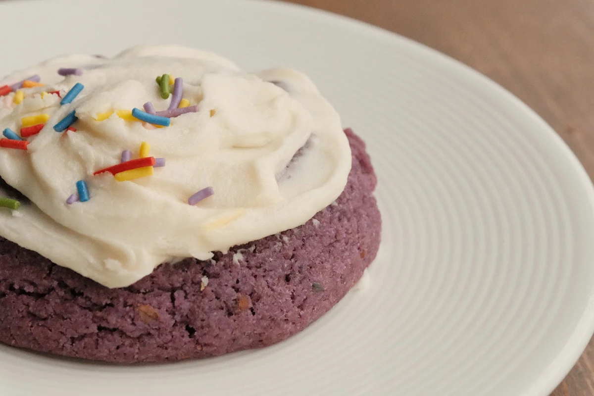 Ube Confetti Cookie