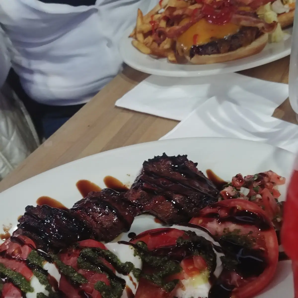 Beef Tenderloin Skewers with Caprese Salad