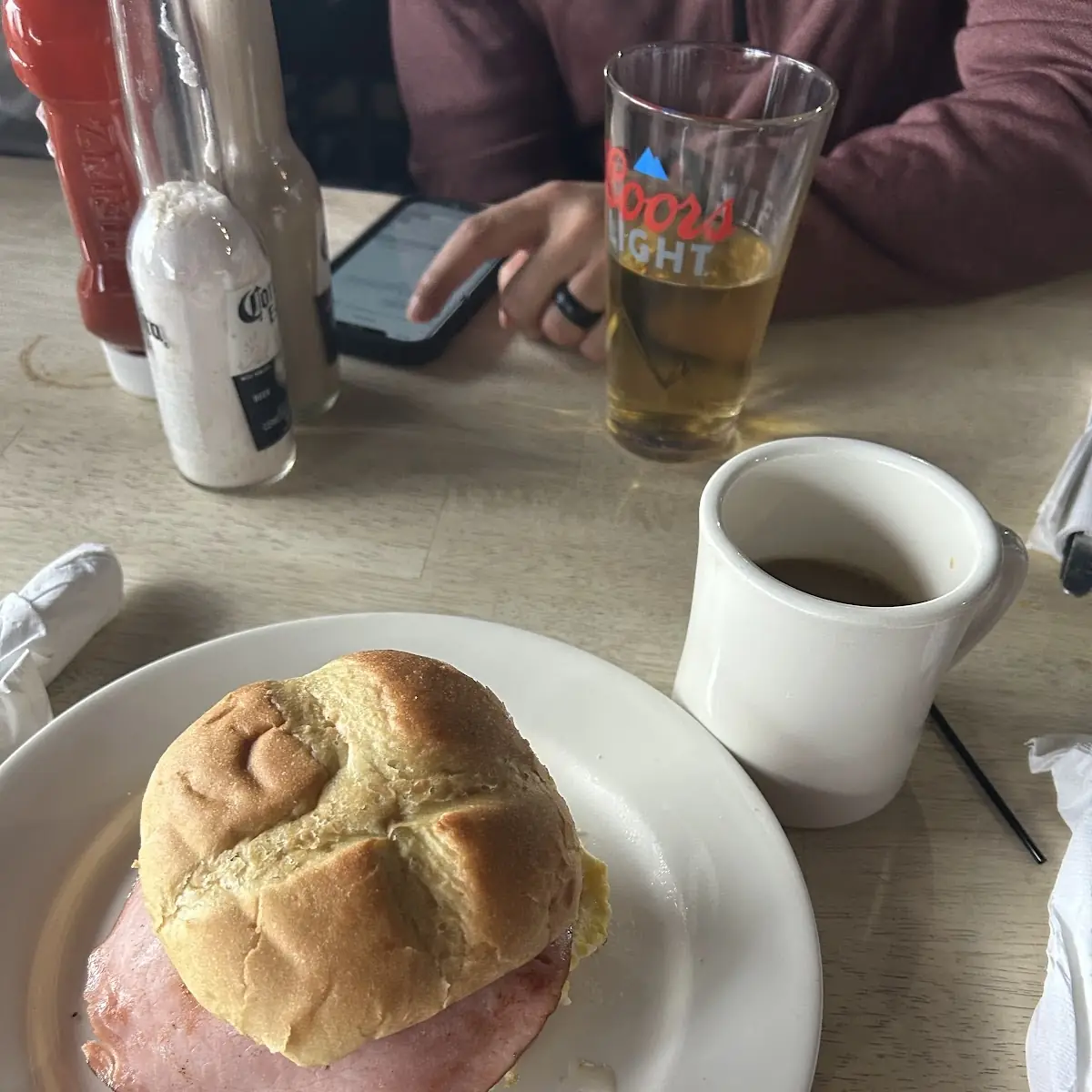 Ham Egg and Cheese