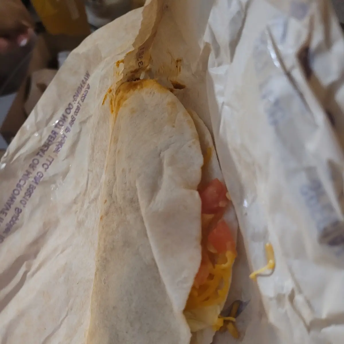 Three Cheese Nacho Grande Burrito