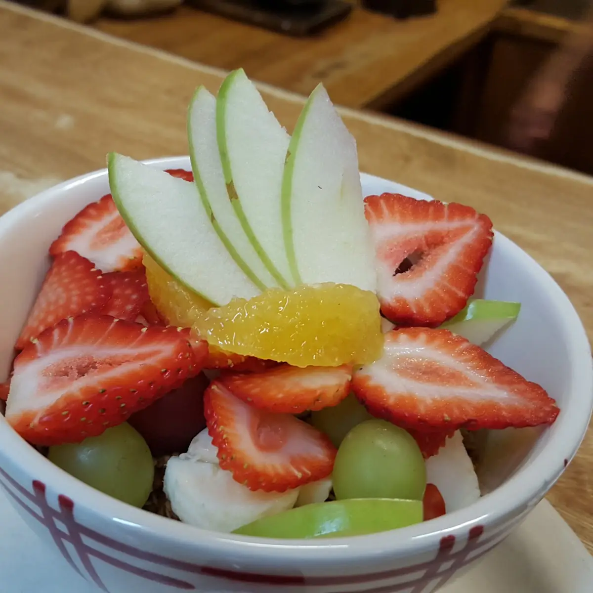 Granola and Fresh Fruit