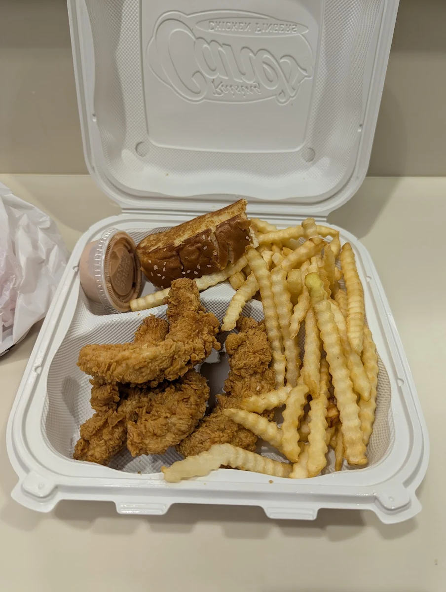 Crispy Chicken Sandwich and Fries