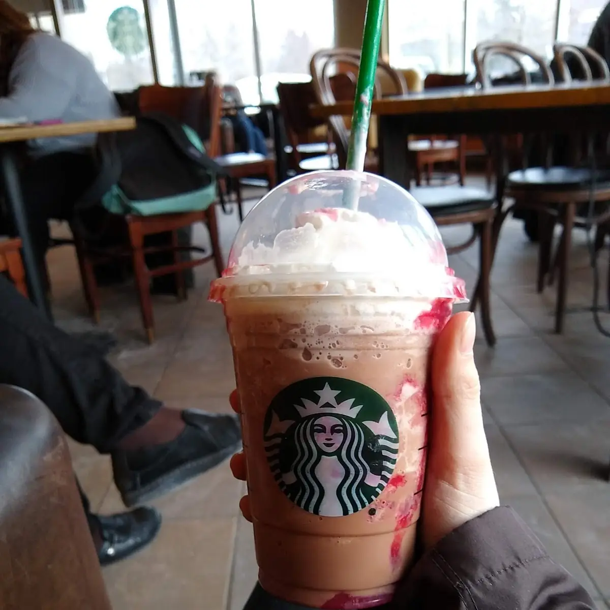 Raspberry Mocha Frappe