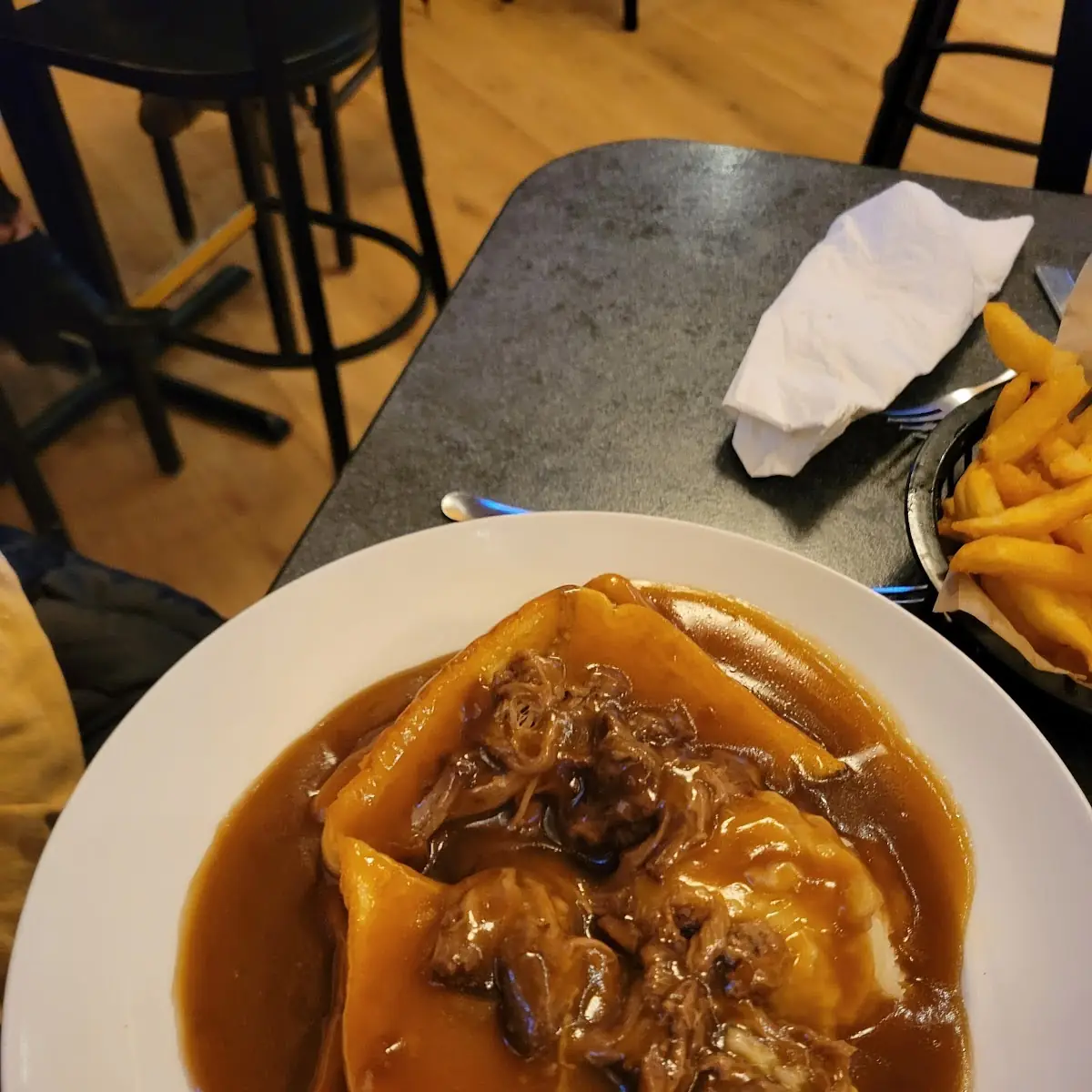 Open Face Hot Beef Sandwich