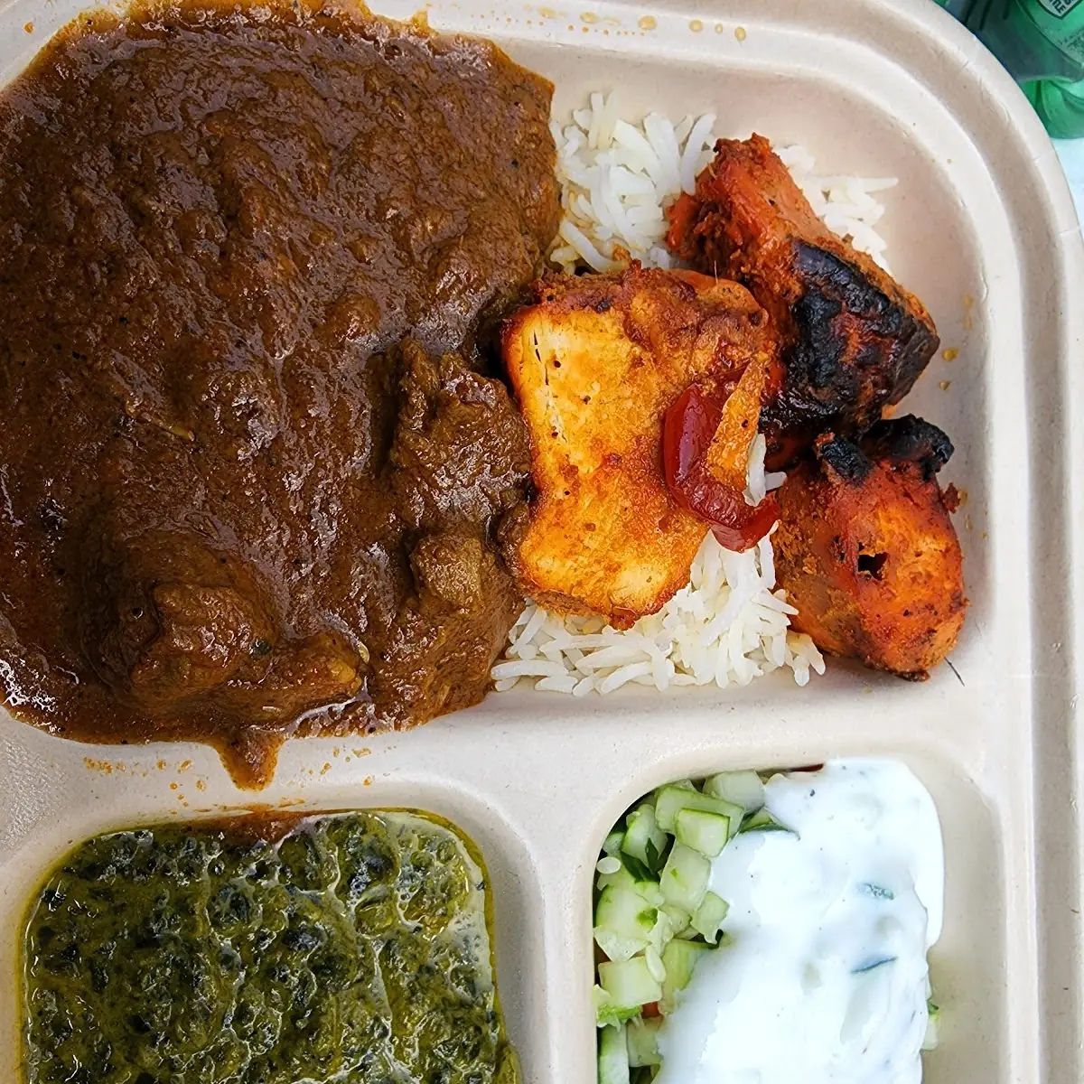 Lamb Curry & Chicken Bowl